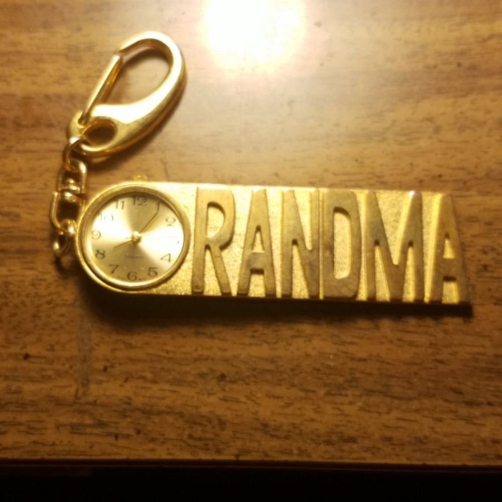 Grandma Watch keychain